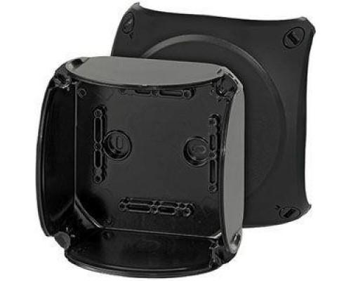 Коробка распределительная ОП 130х130х77мм IP66/67 KF 0600 C черн. HENSEL 62000086