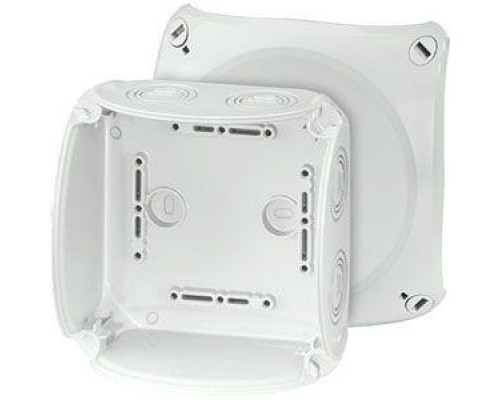 Коробка распределительная ОП 130х130х77мм IP66/67 KF 0600 G свет. сер. HENSEL 62000051