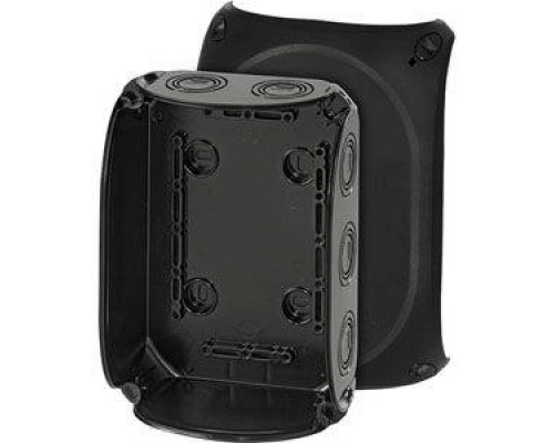 Коробка распределительная ОП 130х180х77мм IP66/67 KF 1000 B черн. HENSEL 62000058