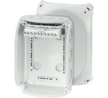 Коробка распределительная ОП 130х180х77мм IP66/67 с клемм. KF 1006 G свет./сер. HENSEL 62000059