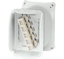 Коробка распределительная ОП 155х210х92мм IP66/67 с клемм. KF 1616 G свет./сер. HENSEL 62000067