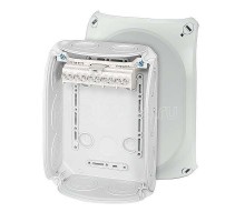 Коробка распределительная ОП 180х130х77мм PP IP66 DK 1006 G клеммы 2.5-10кв.мм 10+2 мемб. ввод. 5п сер. HENSEL 62000009