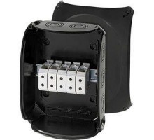 Коробка распределительная ОП 225х295х122мм IP66/67 с клемм. KF 3535 B черн. HENSEL 62000076