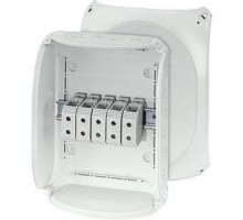 Коробка распределительная ОП 225х295х122мм IP66/67 с клемм. KF 3535 G свет./сер. HENSEL 62000075