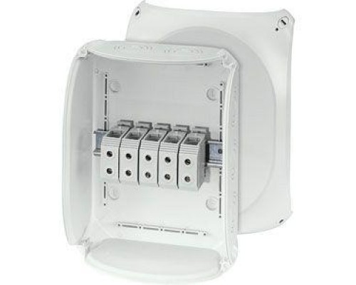 Коробка распределительная ОП 225х295х122мм IP66/67 с клемм. KF 3535 G свет./сер. HENSEL 62000075