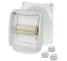 Коробка распределительная ОП 255х205х112мм PP IP55/IP66 с 3хESM40 DK 2516 A 5п кл. (Al/Cu) 6-16кв.мм ер. HENSEL 62000166