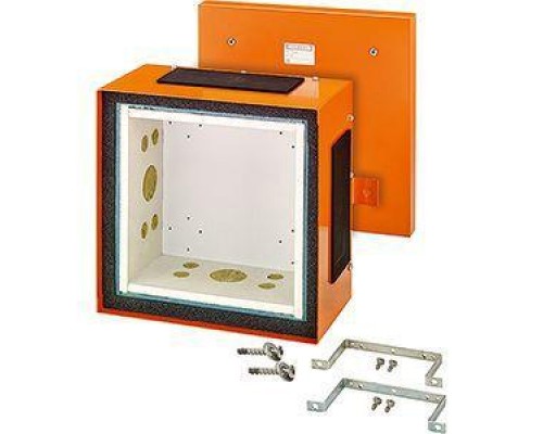 Коробка распределительная ОП 255х255х160мм IP66 с клемм. FK 5000 оранж. HENSEL 60001073