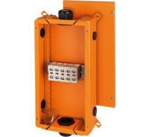 Коробка распределительная ОП 285х523х130мм IP66 с клемм. FK 6505 оранж. HENSEL 60001071