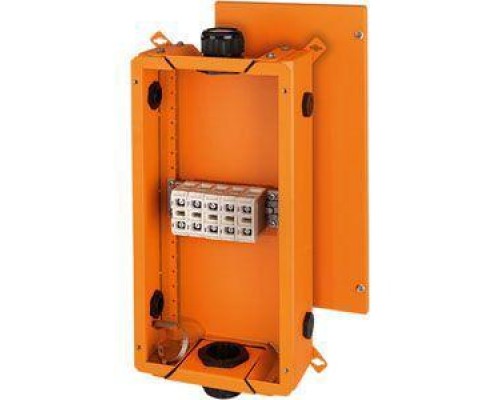 Коробка распределительная ОП 285х523х130мм IP66 с клемм. FK 6505 оранж. HENSEL 60001071