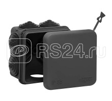 Коробка распределительная ОП 70х70х40мм УХЛ1 IP55 черн. Ruvinil 67030Ч