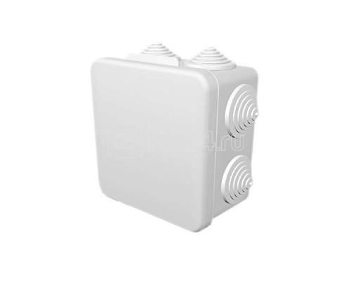 Коробка распределительная ОП 80х80х55мм IP54 бел. ГУСИ С3В87 Б Евро