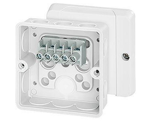 Коробка распределительная ОП 88х88х47мм IP55 с клемм. DE9326 бел. HENSEL 6000321