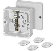 Коробка распределительная ОП 88х88х49мм IP54 DP 9026 сер. HENSEL 6000039