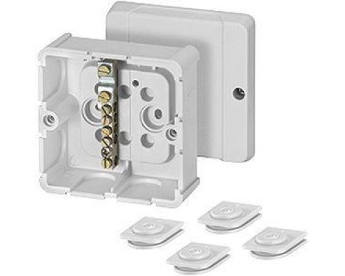 Коробка распределительная ОП 88х88х49мм IP54 DP 9026 сер. HENSEL 6000039