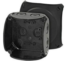 Коробка распределительная ОП 93х93х62мм IP66/67 KF 0200 B черн. HENSEL 62000042