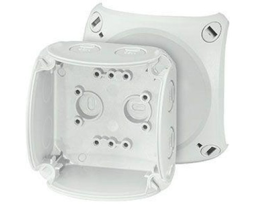 Коробка распределительная ОП 93х93х62мм IP66/67 KF 0200 G свет. сер. HENSEL 62000041