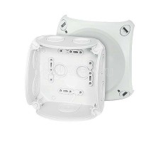 Коробка распределительная СП 104х104х70мм IP66 DK 0400 G 7 мемб. ввод. с гермет. зоной 6-15 сер. HENSEL 62000002