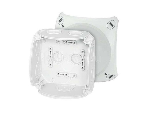 Коробка распределительная СП 104х104х70мм IP66 DK 0400 G 7 мемб. ввод. с гермет. зоной 6-15 сер. HENSEL 62000002