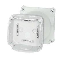 Коробка распределительная СП 130х130х77мм IP66 DK 0600 G 7 мемб. ввод. с гермет. зоной 9-21 сер. HENSEL 62000005