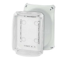 Коробка распределительная СП 180х130х77мм IP66 DK 1000 G 10 мемб. ввод. с гермет. зоной 9-21 сер. HENSEL 62000008