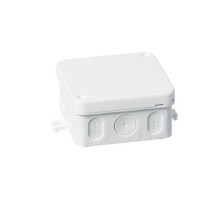 Коробка разветвительная квадратная 75х75мм IP65 бел. ABB 2TKA140010G1