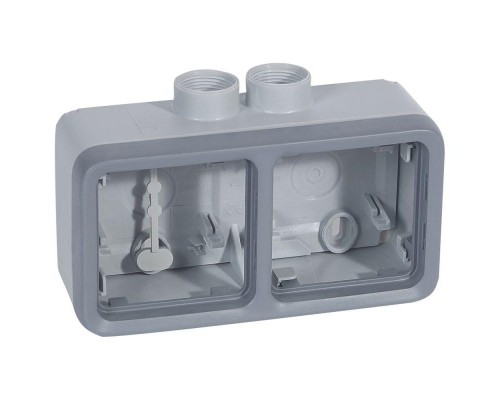 Коробка с каб. вводом PLEXO PG 2п. горизонт. Leg 069674