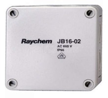 Коробка соединительная JB16-02 IP66 4 отв. под каб. вводы M20/M25 в комплекте контактные зажимы на DIN-рейке сальник M16 поликарбонат Raychem JB16-02