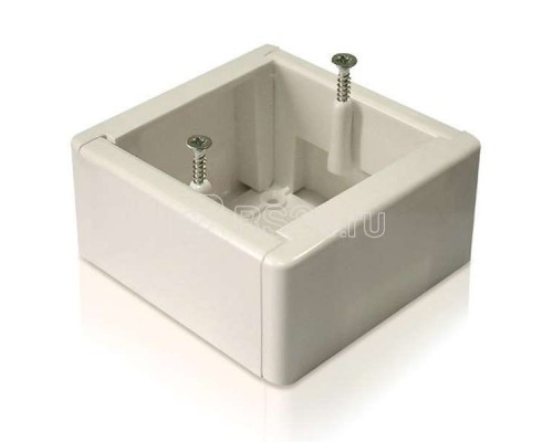 Коробка Тусо уст. для кабель-каналов 88х88х44мм IP40 Рувинил 65021