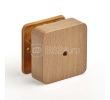 Коробка универсальная для кабель-каналов 80х80х25 бук (светл. основа) IP40 Рувинил 65005-38М