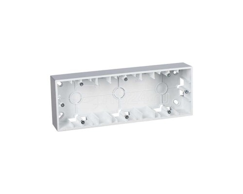 Коробка установочная ОП 3-м Simon15 алюм. 1590753-033