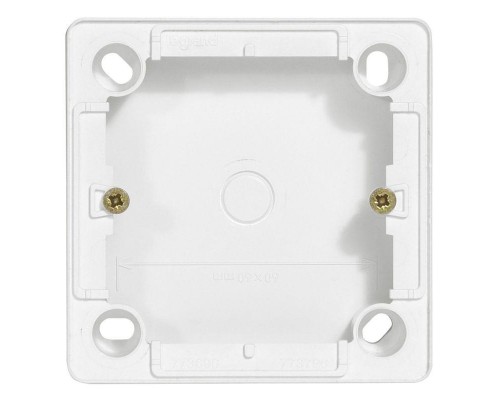 Коробка установочная ОП CARIVA 26мм бел. Leg 773696