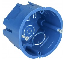 Коробка установочная С3 d68x45 для твердых стен (с саморезами) ИЭК UKT10-068-045-000-A-N-UO