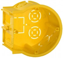 Коробка установочная С3 d68x45 для твердых стен (сборная оконечная) (опт. уп) ИЭК UKT10-068-045-000-K1-N-UO