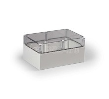 Корпус Cubo D 160х240х121мм глухая стенка прозрачн. крышка ABS IP66/67 ENSTO DABP162412T