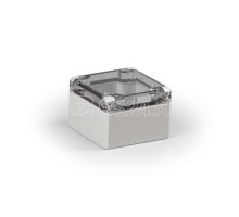 Корпус Cubo D 80х82х56мм глухая стенка прозрачн. крышка ABS IP66/67 ENSTO DABP080806T