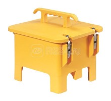 Корпус EverGUM переносной макси с клеммами N+PE с DIN-рейкой 12 мод. 360х340х330мм IP44 желт. Mennekes 70061ZA