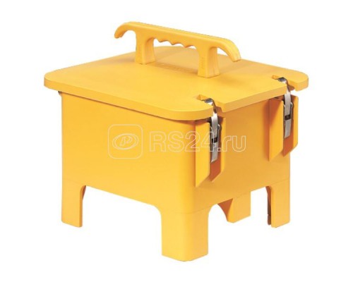 Корпус EverGUM переносной макси с клеммами N+PE с DIN-рейкой 12 мод. 360х340х330мм IP44 желт. Mennekes 70061ZA