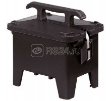 Корпус EverGUM переносной мини с клеммами N+PE с DIN-рейкой 12 мод. 306х230х287мм IP44 черн. Mennekes 70385SW