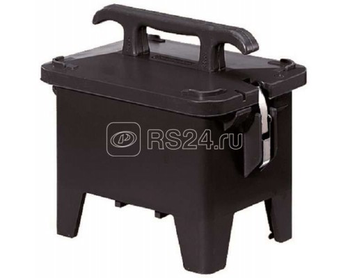 Корпус EverGUM переносной мини с клеммами N+PE с DIN-рейкой 12 мод. 306х230х287мм IP44 черн. Mennekes 70385SW