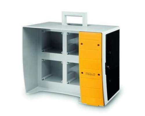 Корпус MBOX2 на 16 модулей и 4 поста с основанием 136х125мм DKC DIS6560024