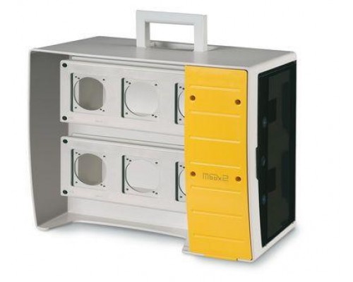 Корпус MBOX2 на 16 модулей и 6 постов с основанием 70х87мм DKC DIS6560026