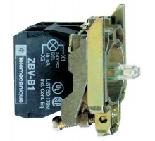 Корпус кнопки 22мм 24В с подсветкой SchE ZB4BW0B51