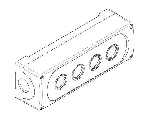 Корпус кнопочного поста MEP4-0 на 4 эл. ABB 1SFA611814R1000