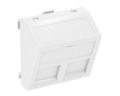 Корпус компьютерной розетки Modul45 (наклонный) 45х45мм DTS-2RM SWGR1 черн. OBO 6119300