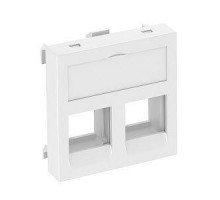 Корпус компьютерной розетки Modul45 (прямой) 45х45мм DTG-02C AL1 серебр. OBO 6119284