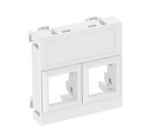 Корпус компьютерной розетки Modul45 (прямой) 45х45мм DTG-02LE AL1 серебр. OBO 6119308