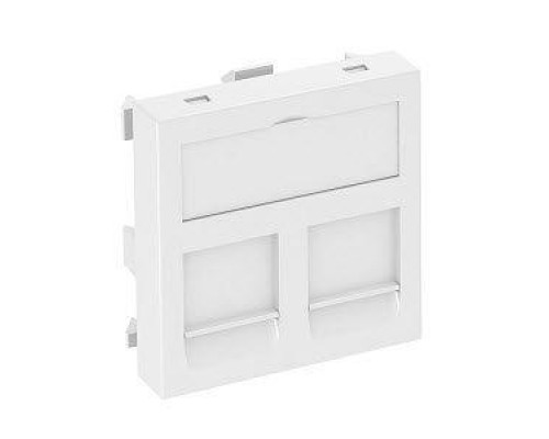 Корпус компьютерной розетки Modul45 (прямой) 45х45мм DTG-2RM SWGR1 черн. OBO 6119294