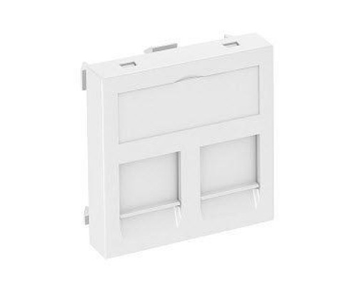 Корпус компьютерной розетки Modul45 тип A (прямой) 45х45мм DTG-2A AL1 серебр. OBO 6119206