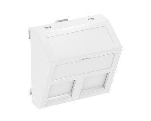 Корпус компьютерной розетки Modul45 тип C (наклонный) 45х45мм DTS-2C AL1 серебр. OBO 6119254