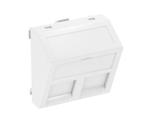 Корпус компьютерной розетки Modul45 тип EP (наклонный) 45х45мм DTS-2EP RW1 бел. OBO 6119268